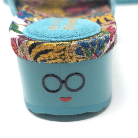 Dr. Scholl's Original Too Wooden Footbed Sandals Tiger Print Size 8M - Picture 10 of 13